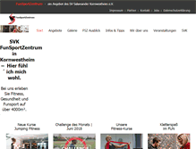 Tablet Screenshot of funsportzentrum.de